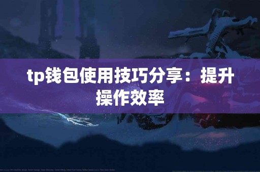 tp钱包使用技巧分享：提升操作效率