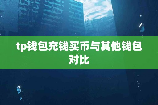 tp钱包充钱买币与其他钱包对比