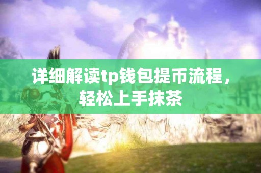 详细解读tp钱包提币流程，轻松上手抹茶