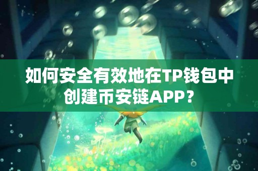如何安全有效地在TP钱包中创建币安链APP？