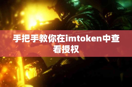 手把手教你在imtoken中查看授权