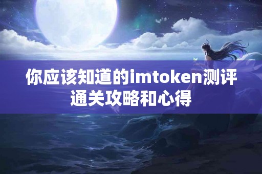 你应该知道的imtoken测评通关攻略和心得
