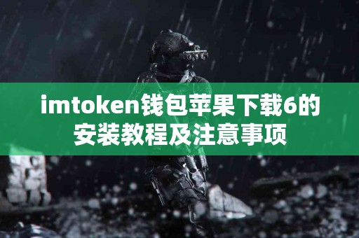imtoken钱包苹果下载6的安装教程及注意事项