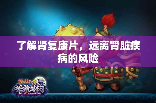 了解肾复康片，远离肾脏疾病的风险