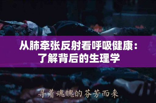 从肺牵张反射看呼吸健康：了解背后的生理学