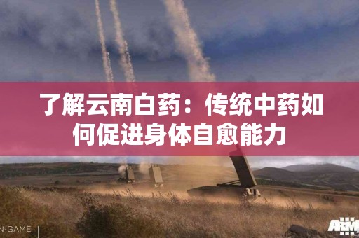 了解云南白药：传统中药如何促进身体自愈能力