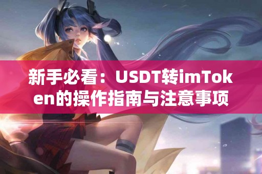 新手必看：USDT转imToken的操作指南与注意事项