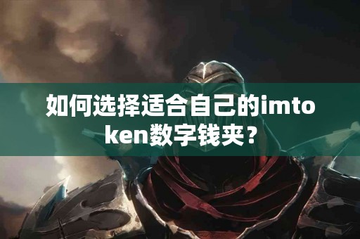 如何选择适合自己的imtoken数字钱夹？