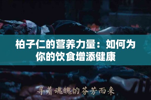 柏子仁的营养力量：如何为你的饮食增添健康