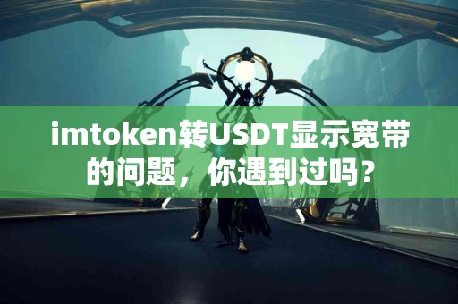 imtoken转USDT显示宽带的问题，你遇到过吗？