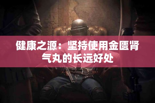 健康之源：坚持使用金匮肾气丸的长远好处