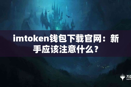 imtoken钱包下载官网：新手应该注意什么？