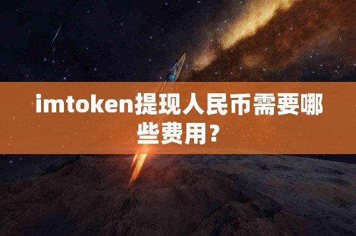 imtoken提现人民币需要哪些费用？