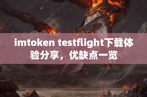 imtoken testflight下载体验分享，优缺点一览