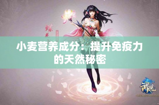 小麦营养成分：提升免疫力的天然秘密