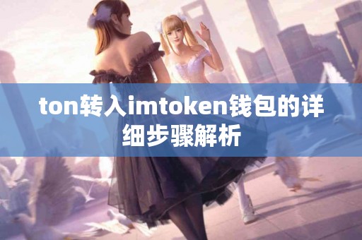 ton转入imtoken钱包的详细步骤解析