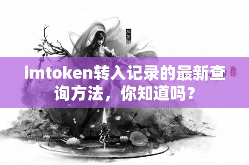 imtoken转入记录的最新查询方法，你知道吗？