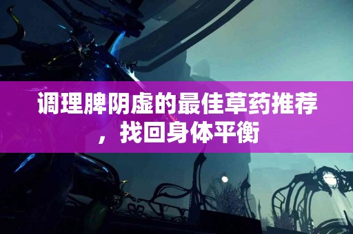调理脾阴虚的最佳草药推荐，找回身体平衡