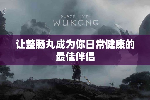 让整肠丸成为你日常健康的最佳伴侣