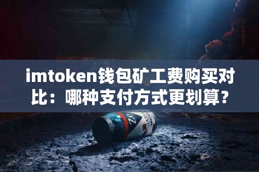 imtoken钱包矿工费购买对比：哪种支付方式更划算？