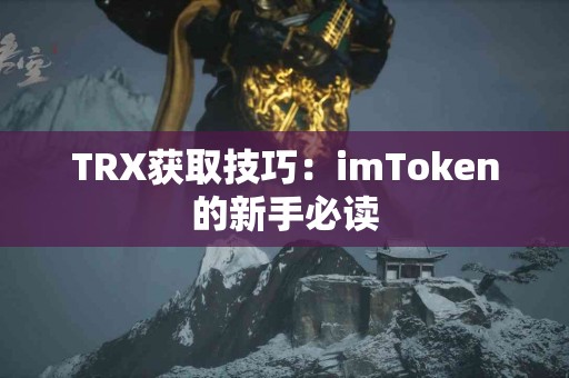 TRX获取技巧：imToken的新手必读