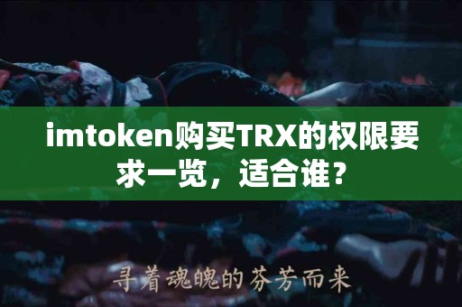 imtoken购买TRX的权限要求一览，适合谁？