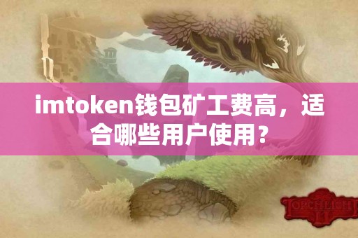 imtoken钱包矿工费高，适合哪些用户使用？