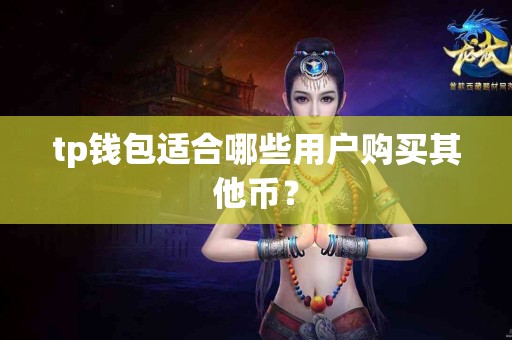tp钱包适合哪些用户购买其他币？