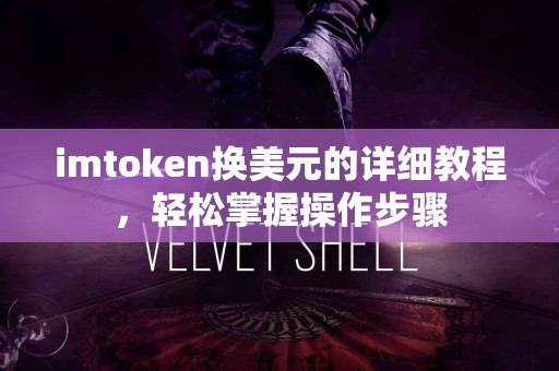 imtoken换美元的详细教程，轻松掌握操作步骤