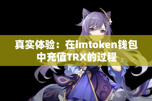 真实体验：在imtoken钱包中充值TRX的过程