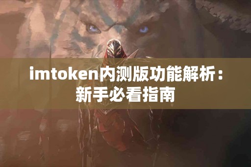 imtoken内测版功能解析：新手必看指南