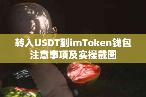 转入USDT到imToken钱包注意事项及实操截图