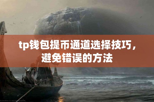 tp钱包提币通道选择技巧，避免错误的方法