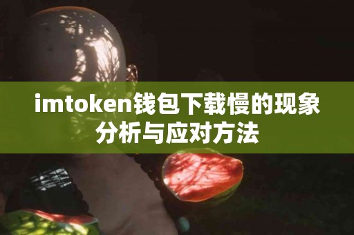 imtoken钱包下载慢的现象分析与应对方法