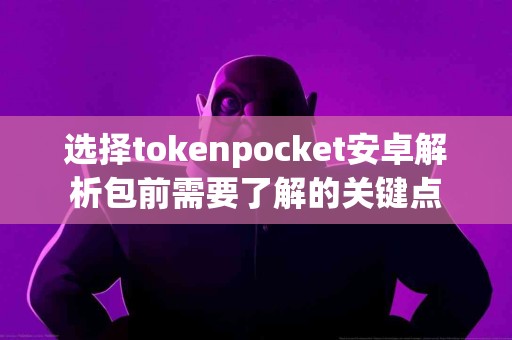 选择tokenpocket安卓解析包前需要了解的关键点