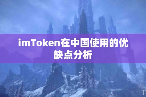 imToken在中国使用的优缺点分析