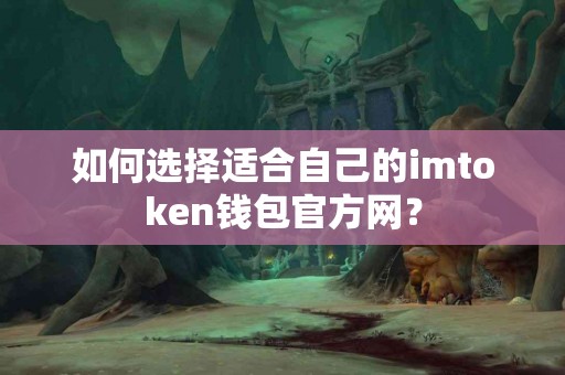 如何选择适合自己的imtoken钱包官方网？